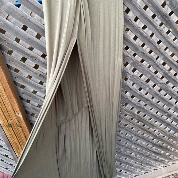 Ultra ❤️ Flirt - Sleeveless Khaki Green Dress - Picture 6 of 12